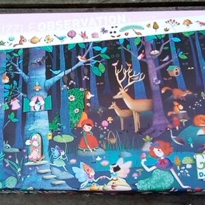 Colorful Forest Puzzle with Fairies and Animals Djeco